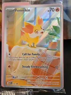 Fennekin 080 Sealed ETB Promo Chaos Rising English With Dividers Pokemon Card - Image 2