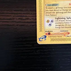 Raikou 28/144 Pokemon Card TCG Skyridge Rare Non Holo - Image 5