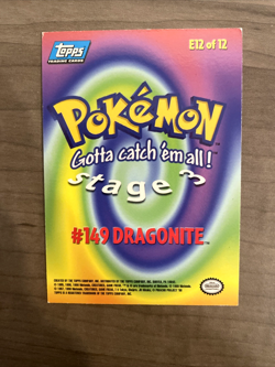 Dragonite, Dragonair, & Dratini 1999 Topps Pokemon Holo Foil Blue Label Card Lot - Image 5