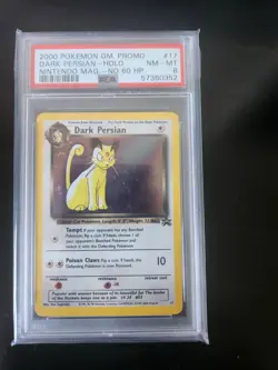2000 Dark Persian Promo Card 17 No HP Error. PSA 8 Graded - eBay Authenticated - Image 3