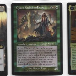 FOIL PROMO Queen Kayla bin-Kroog The Brothers' War MTG Magic the Gathering Card - Image 1