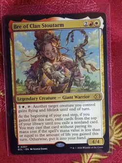 Bre of Clan Stoutarm Lorwyn Eclipsed Magic The Gathering MTG Card Giant LEgend - Image 1