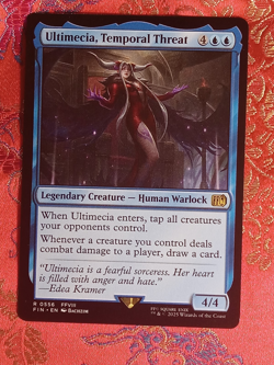 Ultimecia, Temporal Threat Final Fantasy Magic The Gathering MTG Rare card - Image 1