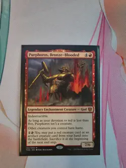 Purphoros, Bronze-Blooded - Near Mint MTG Theros Beyond Death - Image 1