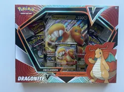 Pokemon Dragonite V Box 2021 Promo Cards & Booster Packs Sealed English - Image 1