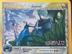 Metagross Reverse Holo Rare STAMP - 2005 Pokemon Card EX Delta Species 11/113 LP - Image 2