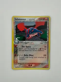 Pokemon TCG Salamence 14/113 EX Delta Species 2005 Holo Rare Card NM - Image 1