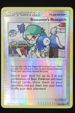 Roseanne's Research [Reverse Holo] - 125 - Secret Wonders - Pokemon Card - LP - Image 1