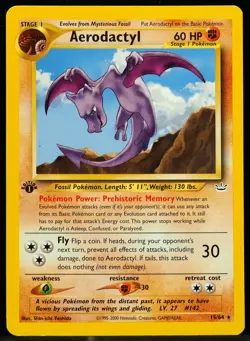 Aerodactyl #15/64 1st Ed. Neo Revelation NM/M Pokemon Card - Image 4