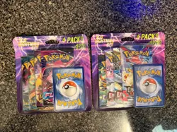 Lot of 2- Pokemon TCG Lightning Set. (8 Booster Packs With 2 Additional Cards) - Image 1