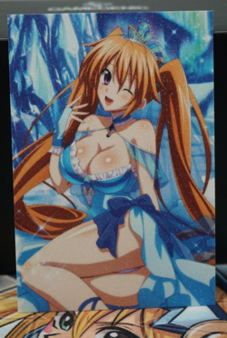 Irina Shidou Princess High School DxD Sexy Waifu Textured Custom Card - Image 1