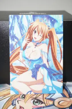 Irina Shidou Princess High School DxD Sexy Waifu Textured Custom Card - Image 2