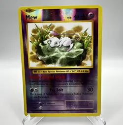 MEW 2016 POKEMON XY EVOLUTIONS REVERSE HOLO RARE #53/108 CARD - Image 1