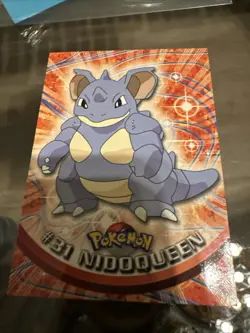 #31 Niddoqueen Pokemon Card Tv Animation Edition Topps Mint Condition - Image 1