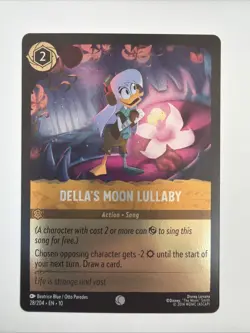 Della's Moon Lullaby 28/204 Cold Foil Whispers in the Well Disney Lorcana NM - Image 1