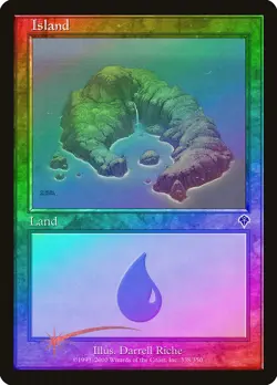 Island (338) FOIL Invasion NM Basic Land MAGIC THE GATHERING MTG CARD ABUGames - Image 1