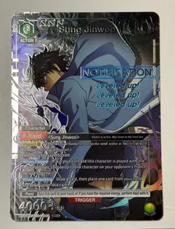 Union Arena Solo Leveling (Sung Jinwoo) UE17BT/SLG-1-049 SR 1-Star (3x) Cards - Image 3