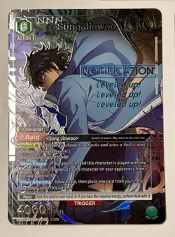 Union Arena Solo Leveling (Sung Jinwoo) UE17BT/SLG-1-049 SR 1-Star (3x) Cards - Image 5