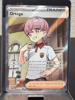 Pokemon TCG Ortega Trainer Prismatic Evolutions Ultra Rare Card 141/131 - Image 1