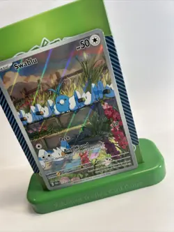Pokemon TCG Swablu Paradox Rift Illustration Rare Full Art Holo Card 213/182 NM - Image 3