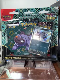 Pokemon TCG Scarlet Violet Paldean Fates Tech Sticker Collection - Sealed - Image 1