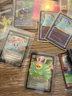 MLP TCG Lot. Sonic Rainboom, stamped cards from bronycon and many chase foils! - Image 3