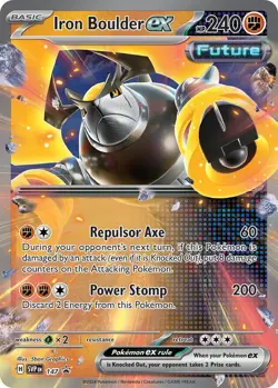 Iron Boulder ex 147 Sv: Scarlet & Violet Promo Cards Holo - Image 1