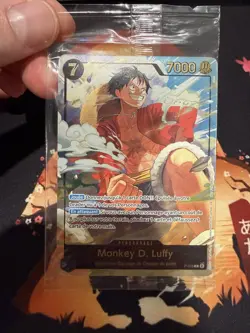 Monkey D. Luffy Japan Expo Promo P-075 One Piece Card FRENCH EXCLUSIVE - Sealed - Image 4