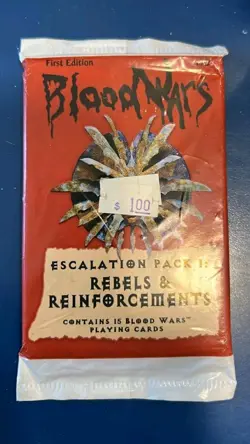 Blood Wars Playing Cards Escalation Pack I: Rebels &Reinforcements First Edition - Image 1