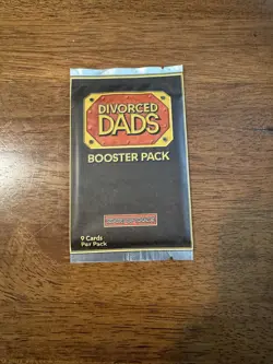 DIVORCED DADS COURT OF CHAOS 9 CARD BOOSTER PACK SEALED - Image 1