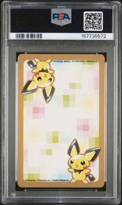 2000 POKEMON GOLD VERSION PART 2 PLAYING CARDS 10 OF SPADES FERALIGATR PSA 10 - Image 2