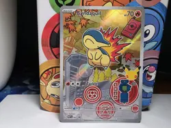 Cyndaquil Promo Holo Full Art Card 047 Mega Evolution 2026 Pokemon - Image 1