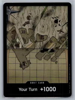 DON!! Card (Sky Island Map) Adventure on Kami's Island One Piece Foil NM - Image 1