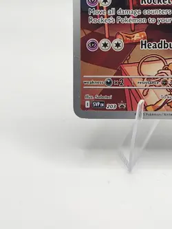 Team Rocket's Wobbuffet 203 Holo Promo SV: Scarlet & Violet Promo Cards NM - Image 4
