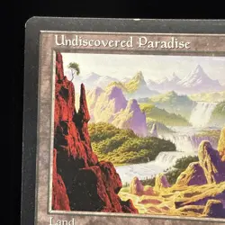Mtg Undiscovered Paradise LP- Land Reserved List Rare Card Visions #22 - Image 3