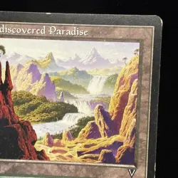 Mtg Undiscovered Paradise LP- Land Reserved List Rare Card Visions #22 - Image 4
