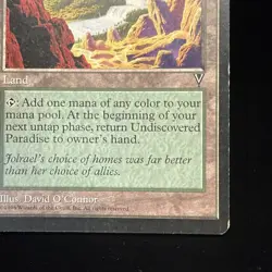 Mtg Undiscovered Paradise LP- Land Reserved List Rare Card Visions #22 - Image 5