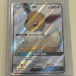 Pokemon TCG Eevee GX SM242 Black Star Promo Holofoil Ultra Rare Card NM/LP Promo - Image 1