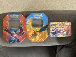 Pokemon Card Lot w/ EX Promos + Holo/Rare Cards in XY BREAKthrough Tin - Used - Image 1