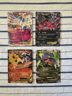 Pokemon Card Lot w/ EX Promos + Holo/Rare Cards in XY BREAKthrough Tin - Used - Image 2