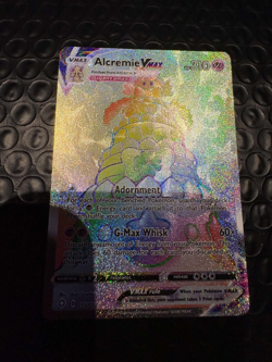 Alcremie VMAX 073/072 Rainbow Secret Rare Card Shining Fates Pokemon TCG - Image 2