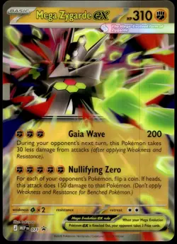 Mega Zygarde ex (JUMBO CARD) 071 Mega Evolution Promo Pokemon Near Mint - Image 1