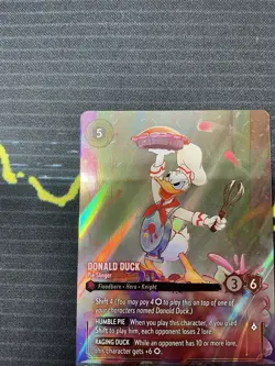 Disney Lorcana Donald Duck - Pie Slinger Enchanted Foil 214/204 English - Image 2