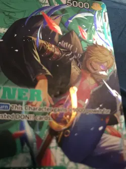 One Piece Card Game - Sanji (EB01-014) Winner English Alternate Art Card - Image 3