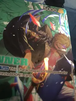 One Piece Card Game - Sanji (EB01-014) Winner English Alternate Art Card - Image 4