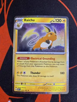 Raichu (Cosmos Holo) 026/165 Holo Rare Miscellaneous Cards & Products Pokemon NM - Image 1