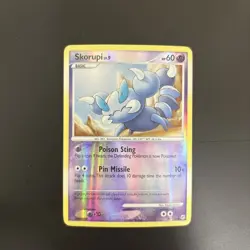 Pokemon! Skorupi - Reverse Holo Common - Diamond and Pearl - 99/130 - MP Card - Image 1