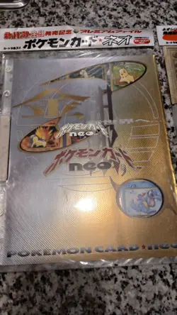 Nintendo Pokemon Card Neo Premium File Binder Set Japanese Sealed - Image 2
