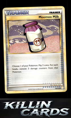 Moomoo Milk 94/123 Pokemon Uncommon HeartGold SoulSilver Card LP - Image 1