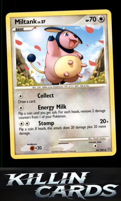 Miltank 44/100 Pokemon Uncommon Stormfront Card LP - Image 1
